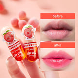 Xpoko Color Changing Liquid Lipstick Peach Capsule Natural Lip Glaze Easy To Color Not Easy To Stick Lip Plumper Gloss