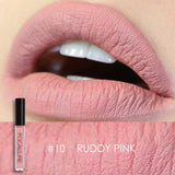 Xpoko Matte Lipgloss Sexy Liquid Lipstick Matte Long Lasting Waterproof Cosmetic Beauty Keep 24 Hours Makeup Lipgloss