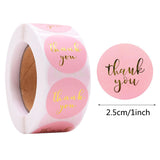 500pcs 1Inch Thank You Stickers Heart Floral Seal Labels Paper Stickers For Wedding Party Gift Envelope Decorations Stickers