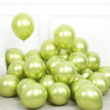 20pcs 5/10/12inch New Glossy Chrome Metal Latex Balloons Thicken Shiny Air Helium Globos Mermaid Theme Birthday Party Decoration