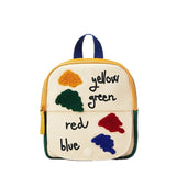 Xpoko Stitching Flip School Bag For Boys And Girls Fun Small Color Backpack Shoulder Bag Children Bag Mini BAG