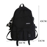 Fashion Men Backpack Multiple Pockets Travel Mochila Bookbag College Lovers School Bag Laptop Bagpack Women Rucksack