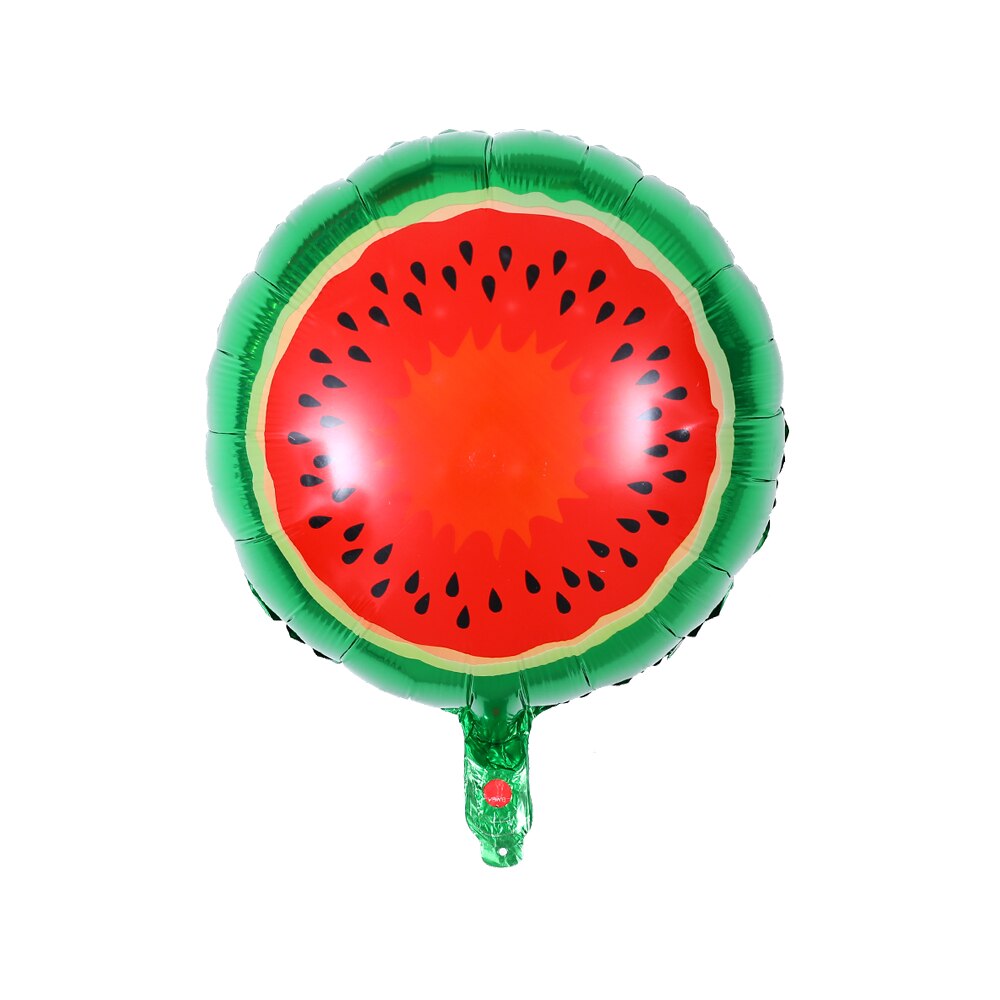10pcs 18inch Fruit Foil Balloon Peach Watermelon Kiwi Strawberry Orange Pineapple Summer Party Decoration Supplies Kids Toy