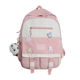 Cute Candy Color School Bag Fashion Women Travel Backpack Kawaii Teenager Waterproof Bagpack For Girls Student Mochila