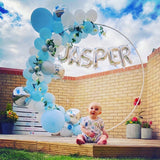 1.5M Balloon Arch Plastic Flower Wreath Balloons Hoop Ring Decoration For Home Baby Shower Birthday Wedding Party Cristmas Decor