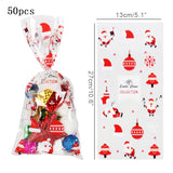 Xpoko Christmas Bags Candy Boxes Christmas Tree Gift Bags Xmas Candy Bag Paper Packing Box 2022 New Year Favors Navidad Home Decor