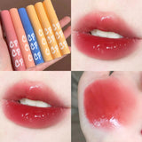 Xpoko 6 Colors Mirror Water Lip Gloss Waterproof Makeup Liquid Lipsticks Tint Moisturizing Nourishing Lip Glaze Long Lasting Cosmetic