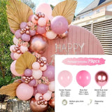 Happy Birthday Decorations Girls Rose Gold balloon Disposable Tableware Baby Shower One Year 1st Birthday Party Decorations