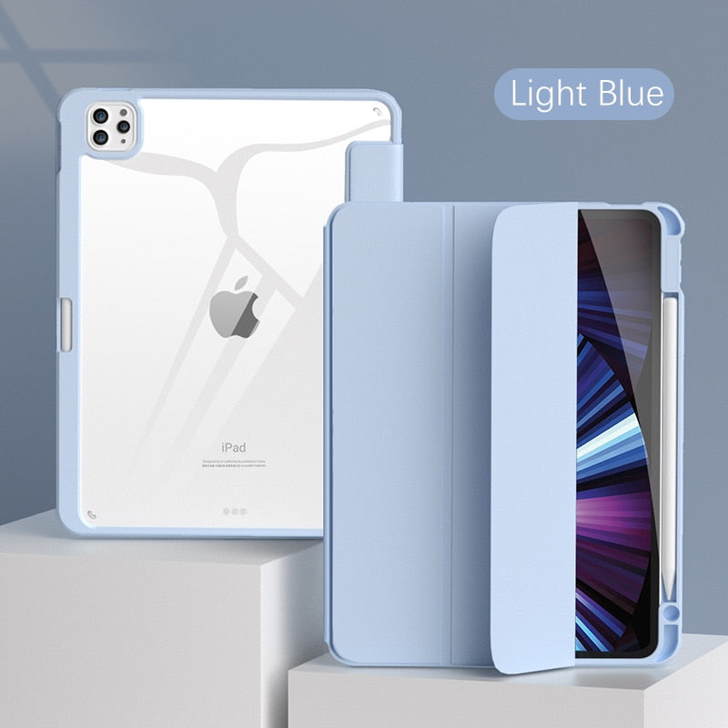 Xpoko For apple Pencil Cases ipad Air 4 case 2020 For ipad Pro 11 case 2021 Mini 6 iPad case 10.2 9th Generation case 7th 8th Cover