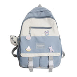 Cute Candy Color School Bag Fashion Women Travel Backpack Kawaii Teenager Waterproof Bagpack For Girls Student Mochila