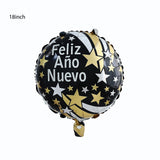 2022 Balloons Gold Silver Number Foil Baloons Happy New Year Aluminum Balloon Merry Christmas 2021 New Year Eve Party Decor Noel