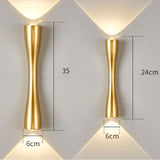 Modern minimalist outdoor waterproof wall lamp IP66 creative personality decoration Nordic lamp luxury home aisle lighting