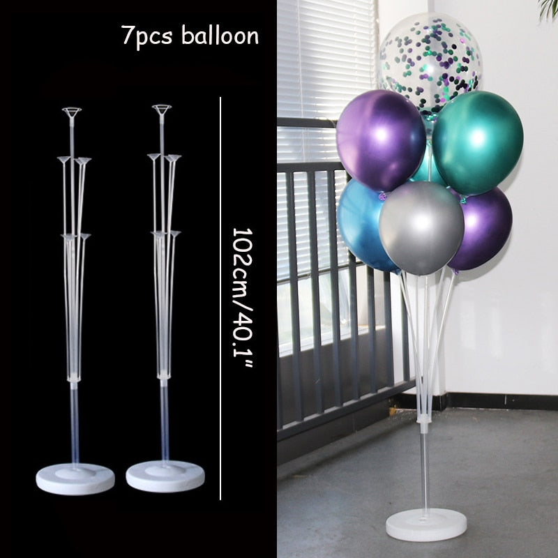 Xpoko 44/70/100/127Cm Balloons Stand Balloon Holder Column Confetti Balloon Baby Shower Kids Birthday Party Wedding Table Decoration