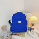 Xpoko Solid Color Nylon Cool Women Backpack Large Capacity Travel Bag College Style Rucksack School Bag Backpacks For Teenage Girls