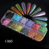 Abalone Shell For Nails Shimmer Nail Art Glitter Natural Sea Shell Slices Pearl Powder Flakes Sequins Manicure Accessories GLBY