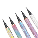 Xpoko Upgraded Self-adhesive Eyeliner Magic Lash Glue Eyeliner Pen 2 in 1 Colorful Adhsive Liner No Glue Magnetic Needed Waterproof Ey