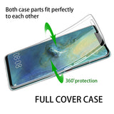 Back to School 360 Double Silicone Case For Huawei P30 P20 Pro Y9 Y6 Y7 Prime 2022 Case For  Mate 10 20 Lite P Smart Plus Nova 2I 3E 10I Cases