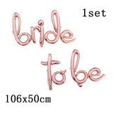 1Set Bride to Be Confetti Balloon Bridesmaid Wedding  Bridal Shower Hen Night Bachelorette Party Decorations Supplies