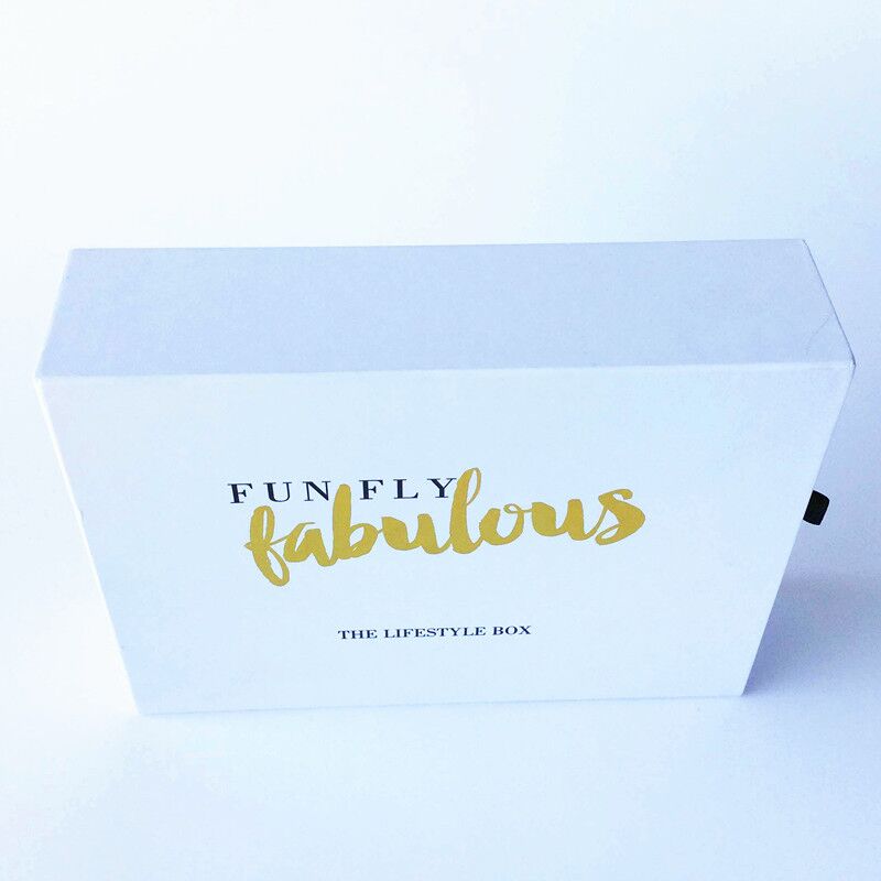 Wholesale Manufacture Handmade Custom white drawer Paper box hot stamping gold logo packaging rigid gift Cosmetic jewelry boxes