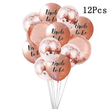 1Set Bride to Be Confetti Balloon Bridesmaid Wedding  Bridal Shower Hen Night Bachelorette Party Decorations Supplies