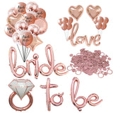 1Set Bride to Be Confetti Balloon Bridesmaid Wedding  Bridal Shower Hen Night Bachelorette Party Decorations Supplies