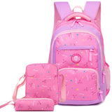 3pcs/set School Bags For Girls 2022 Sweet Cute Printing Children Backpack Kids Bookbag School Backpack Travel Shoulder bag