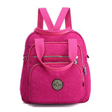 Fashion Women Waterproof Nylon Backpack Korean Style Designers Shoulder School Bag Leisure Rucksack For Girls Travel Mochilas