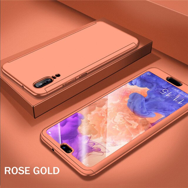 Back to School Luxury 360 Full Phone Case For Huawei Nova 3 3I 2 2I Plus P10 P20 Pro P9 P8 2022 P Smart Honor 6X 7X 8 9 Lite 9I V9 With Glass