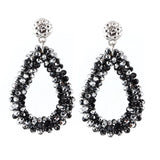 Xpoko Boho Oorbellen Earrings For Women Water Drop Earrings Women Faceted Bead Handmade Earring Big Earrings Long Earrings