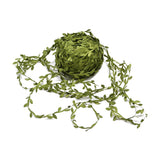 Xpokp 10 Meter Silk Leaf-Shaped Handmake Artificial Green Leaves For Wedding Decoration DIY Wreath Gift Scrapbooking Craft Fake Flower
