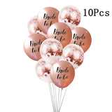 1Set Bride to Be Confetti Balloon Bridesmaid Wedding  Bridal Shower Hen Night Bachelorette Party Decorations Supplies