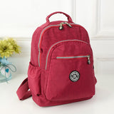 New Fashion Women Backpack Female Waterproof Nylon School Bag Travel Shoulder Bags Leisure Knapsack For Girl College Bagpack