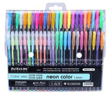 back to school 48pcs Colors Glitter Sketch Drawing Color Pen Markers Gel Pens Set Refill Rollerball Pastel Neon Marker Office School Stationery