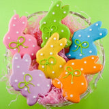 4Pcs DIY Happy Easter Bunny Egg Plastic Baking Mold Kitchen Biscuit Cookie Cutter Pastry Plunger 3D Fondant Cake Decorating Tool