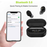 T300 Bauhaus StyleTWS Earbud Bluetooth 5.0 In-Ear HD Stereo Wireless Earphones with Mic Waterproof Earbuds Free Shipping