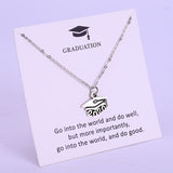 Graduation Gift Graduate Necklace Degree Diploma Senior Choker Necklaces School Leavers 2019 2020 Women Jewelry