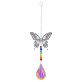 Back to School Sun Prisms Glass Chandelier Solar Hummingbird Owl Wind Chimes Rainbow Chaser Hanging Catcher Curtain Pendant Decoration