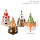 Xpoko Woodland Animal Jungle Forest DIY Party Decor Woodland Birthday Party Baby Shower Decor Kids Birthday Party Supplies