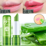Xpoko Change Lipstick Gold Foil Shinny Lip Balm Long Lasting Moisturizing Temperature Change Lipstick Base Cream Lipstick Lip Make Up