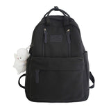 Fashion Cute Girls School Bag Teens Women Kawaii Travel Rucksack Shoulder Bookbag Laptop Mochila Femal Canvas Backpack