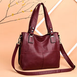 Back to School Famous Brand Women's Soft Leather Handbags Large Capacity Tote Bag Shoulder Crossbody Bags For Women 2022 High Quality