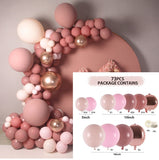 Macaron Pink Balloons Garland Arch Kit Birthday Party Decorations Kids Wedding Birthday Party Supplies Baby Shower Boy Girl Deco