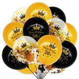 Xpoko 30 40 50 60 Years Anniversary Birthday Party Balloons 30 50 Party Number Balloon Globos Adult Birthday Party Decor Supplies