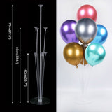 Xpoko back to school  7 /11/19Tubes Balloon Holder Column Confetti Balloons Stand Stick Balons Happy Birthday Balloons Decorations Wedding Ballon Deco