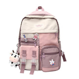 Kawaii Girl Backpack Fashion Leisure Women Travel Bagpack Cute School Bag for Teenage Bookbag Femal Mochila Waterproof