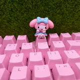 PBT Custom Artisan Pink Anime Kawaii ESC Keycap For Cherry Mx Mechanical Keyboard Cute Keycaps Diy Key Cap Accessories 1piece