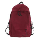 Xpoko Solid Color Women Rucksack Large School Bag Backpack For Teenage Girls Fashion College Student Back Pack Mochila Feminina 2 Size