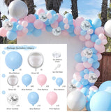 Xpoko Retro Navy Blue Balloon Arch Garland Kit Baby Shower Boy Decor Ballons Birthday Party Decor Kids Adults Wedding Birthday Ballons