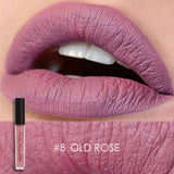 Xpoko Matte Lipgloss Sexy Liquid Lipstick Matte Long Lasting Waterproof Cosmetic Beauty Keep 24 Hours Makeup Lipgloss