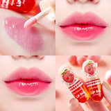 Xpoko Color Changing Liquid Lipstick Peach Capsule Natural Lip Glaze Easy To Color Not Easy To Stick Lip Plumper Gloss